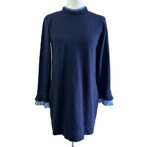 Vince Camuto Navy Blue Sweater A-line Dress